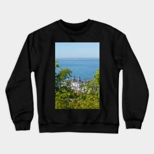 Pier, Sellin, Ruegen, Ruegen Island, Mecklenburg-Western Pomerania, Germany Crewneck Sweatshirt